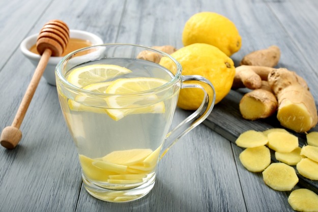 Лимонно-имбирный напиток с медом